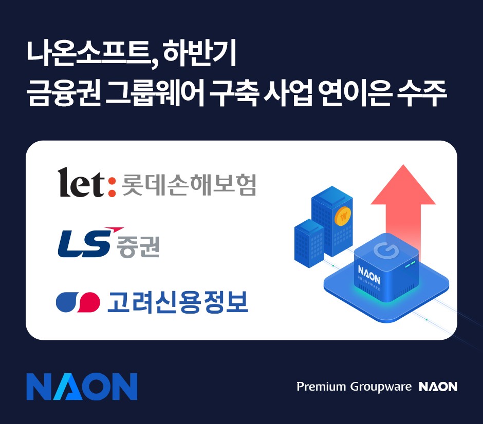 나온소프트, 하반기 금융권 연이은 수주..."보안·협업·AI 경쟁력 입증" - 뉴스 썸네일 이미지