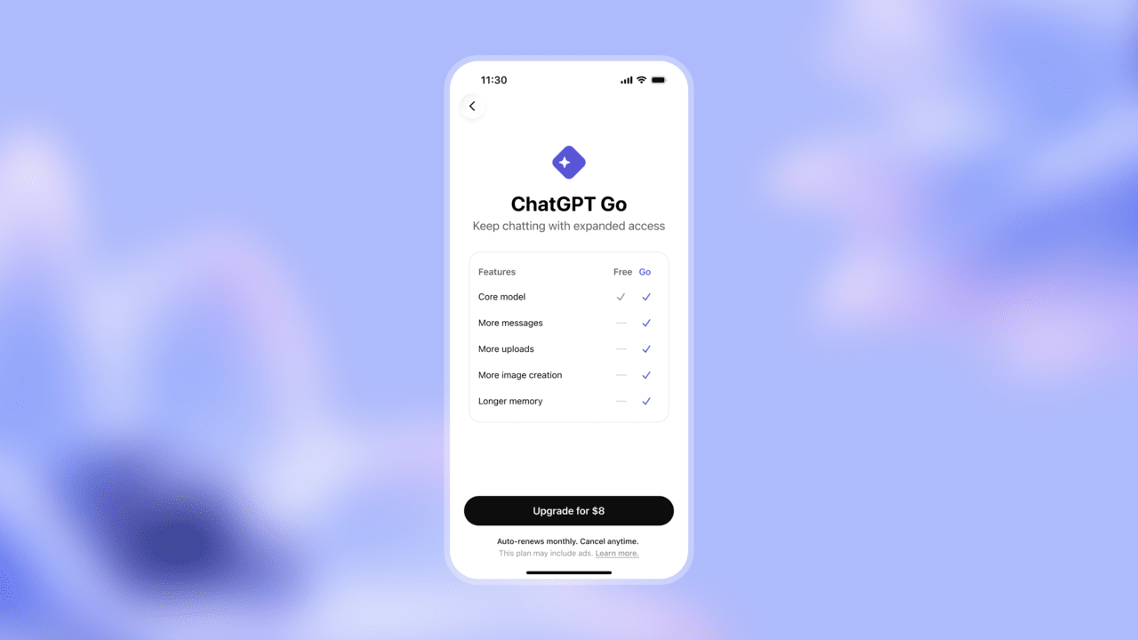 오픈AI, ‘챗GPT Go’ 글로벌 출시