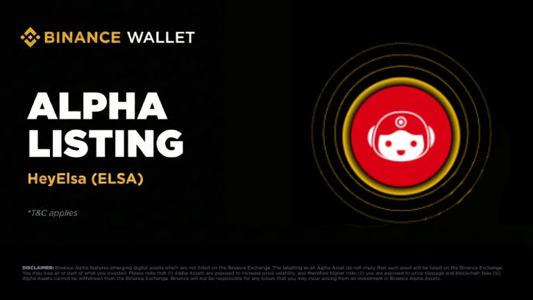 HeyElsa, $ELSA 토큰 Binance Alpha 상장
