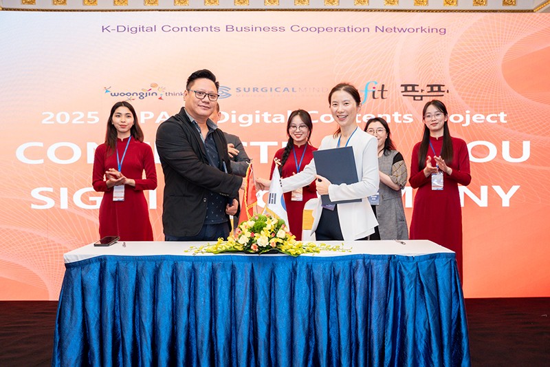 웅진씽크빅, NIPA K-디지털 네트워킹 통해 베트남 TDX와 ARpedia 유통계약 체결