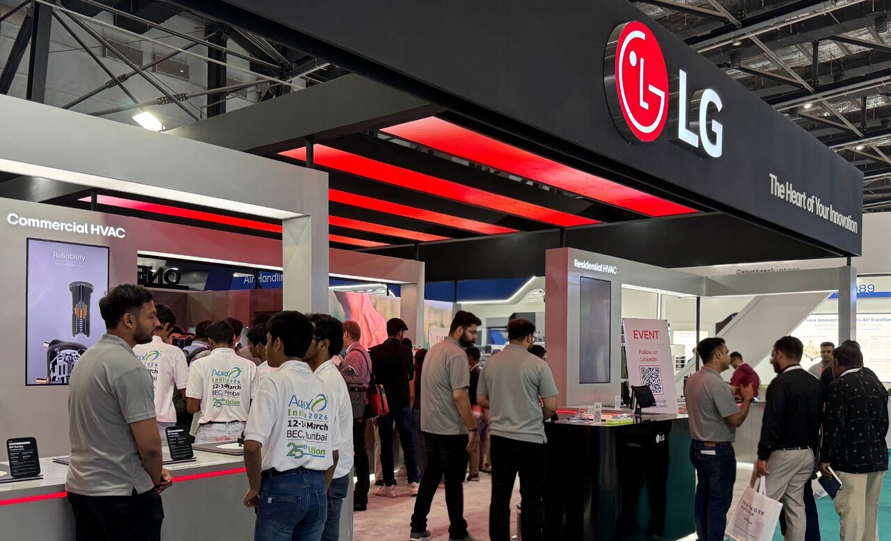 LG전자, 인도 냉난방 공조 전시회서 현지 최적화 부품 솔루션 공개