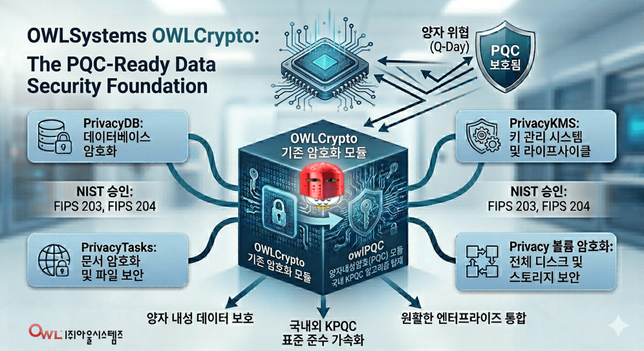 아울시스템즈, 차세대 양자내성암호 모듈 ‘owlPQC’ 개발 완료