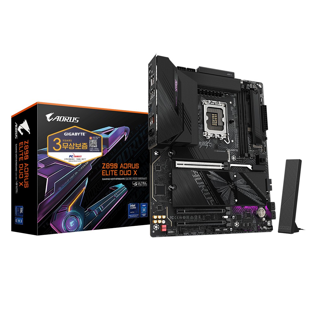 피씨디렉트, 인텔 Core Ultra 200S 지원 메인보드 ‘Z890 AORUS ELITE DUO X’ 출시