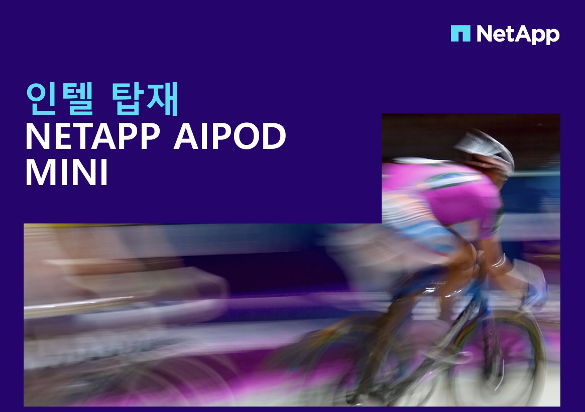 넷앱, 인텔 제온 6 기반 'AI팟 미니' 출시…기업 AI 활용 가속화 지원