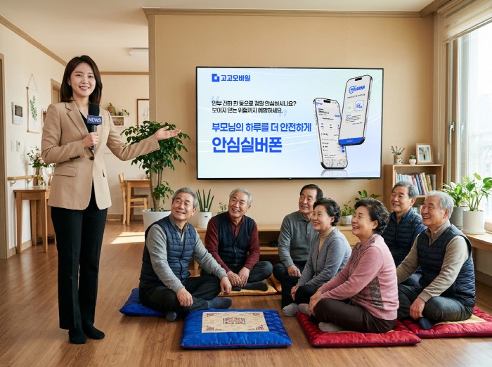 고고팩토리, 시니어 세대 케어 위한 ‘안심실버폰’ 출시