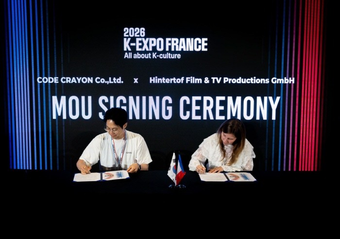 코드크레용, 독일 Hinterhof Film & TV Productions GmbH와 MOU 체결