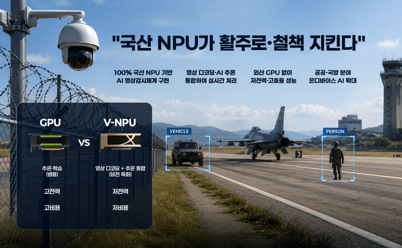 딥엑스, 국산 NPU로 공군 AI 경계감시체계 구축